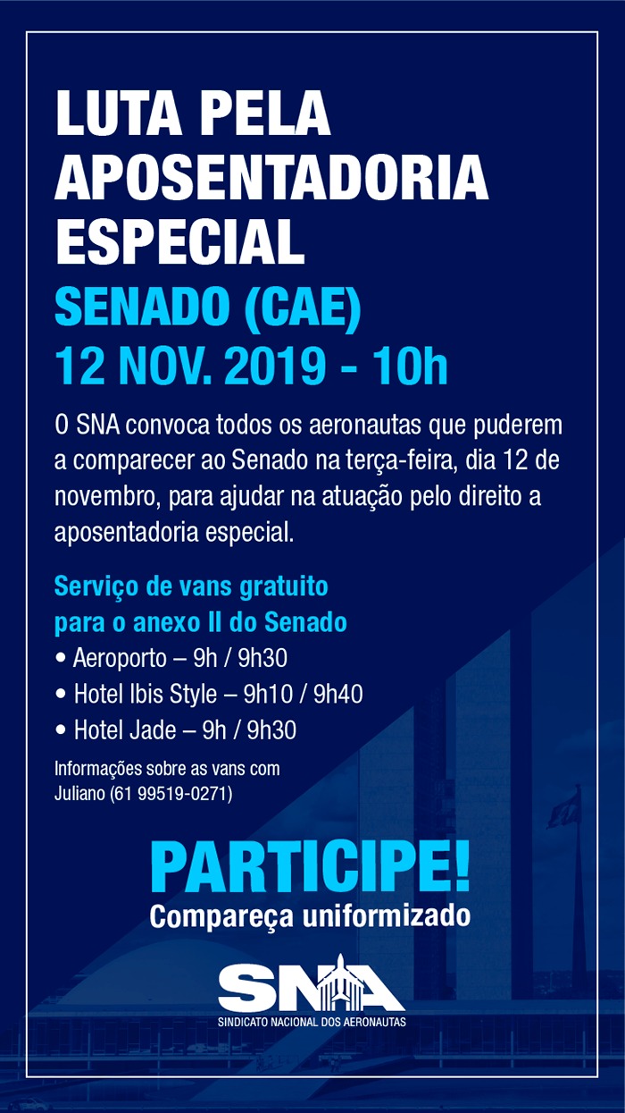 aposentadoria senado 12 11 2019